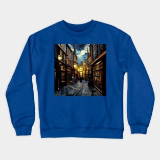 Starry Night in Diagon Alley Crewneck Sweatshirt